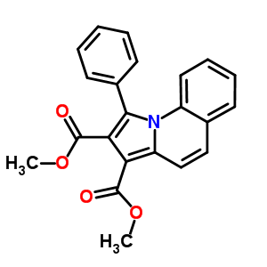 1-苯基-吡咯并[1,2-a]喹啉-2,3-二羧酸二甲酯結構式_20958-83-2結構式