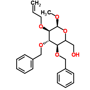 Methyl 2-O-Allyl-3,4-Di-O-Benzylhexopyranoside Structure,210297-56-6Structure
