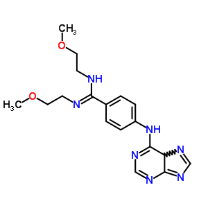 N,N-雙(2-甲氧基乙基)-4-(5h-嘌呤-6-基氨基)苯羧酰胺結(jié)構(gòu)式_21267-83-4結(jié)構(gòu)式
