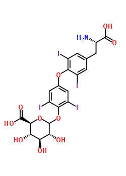 甲狀腺素葡糖苷酸結(jié)構(gòu)式_21462-56-6結(jié)構(gòu)式