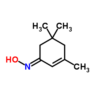3,5,5-三甲基-2-環(huán)己烯-1-酮肟結(jié)構(gòu)式_2157-58-6結(jié)構(gòu)式