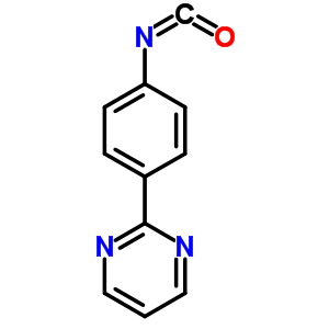 2-(4-異氰?；交?嘧啶結(jié)構(gòu)式_216059-84-6結(jié)構(gòu)式
