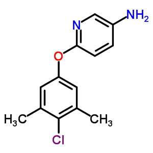 6-(4-氯-3,5-二甲基苯氧基)吡啶-3-胺結構式_218457-66-0結構式