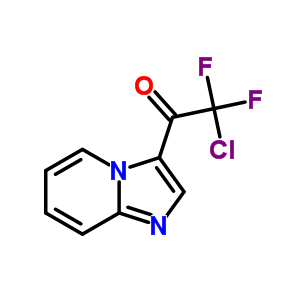 3-(氯二氟乙?；?咪唑并[1,2-a]吡啶結(jié)構(gòu)式_219296-24-9結(jié)構(gòu)式