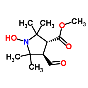 [(3R,4R)-3-甲?；?4-(甲氧羰基)-2,2,5,5-四甲基-1-吡咯烷基]氧氮自由基結(jié)構(gòu)式_229621-04-9結(jié)構(gòu)式