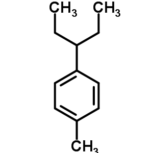 1-(1-乙基丙基)-4-甲苯結(jié)構(gòu)式_22975-58-2結(jié)構(gòu)式