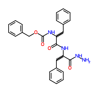 (9CI)-N-[N-[(苯基甲氧基)羰基]-L-苯基丙氨?；鵠-L-苯基丙氨酸肼結(jié)構(gòu)式_23815-00-1結(jié)構(gòu)式