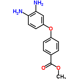 4-(3,4-二氨基苯氧基)苯羧酸甲酯結(jié)構(gòu)式_24002-80-0結(jié)構(gòu)式