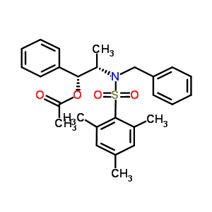 (1R,2s)-2-[n-芐基-n-(三甲苯磺?；?氨基]-1-苯基乙酸丙酯結(jié)構(gòu)式_240423-74-9結(jié)構(gòu)式