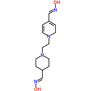 (Ne)-n-[[1-[2-[4-[(e)-羥基亞氨基甲基]-2H-吡啶-1-基]乙基]-4-哌啶]亞甲基]羥胺結(jié)構(gòu)式_2438-46-2結(jié)構(gòu)式