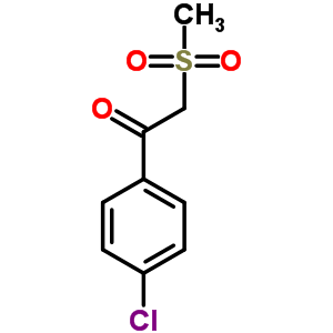 1-(4-氯苯基)-2-(甲基磺酰基)乙酮結(jié)構(gòu)式_24437-48-7結(jié)構(gòu)式