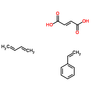 (2E)-2-丁烯二酸與1,3-丁二烯和乙烯基苯的聚合物結(jié)構(gòu)式_24938-12-3結(jié)構(gòu)式