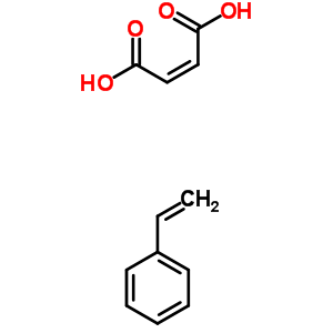 (2Z)-2-丁烯二酸與苯乙烯聚合物結(jié)構(gòu)式_25300-64-5結(jié)構(gòu)式