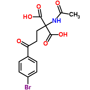 2-(乙酰基氨基)-2-[3-(4-溴苯基)-3-氧代丙基]-丙二酸結(jié)構(gòu)式_2545-53-1結(jié)構(gòu)式