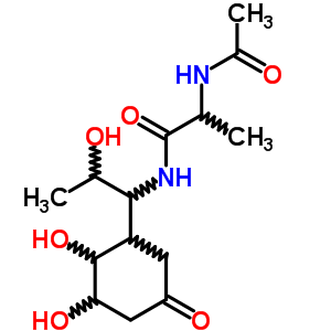 (8CI)-2-乙酰氨基-N-[1-(2,3-二羥基-5-氧代環(huán)己基)-2-羥基丙基]-丙酰胺結構式_25834-39-3結構式