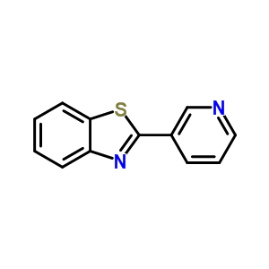 Benzothiazole, 2-(3-pyridinyl)-(9ci) Structure,2612-72-8Structure