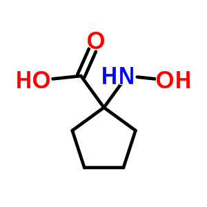 1-(羥基氨基)-環(huán)戊烷羧酸結(jié)構(gòu)式_2627-43-2結(jié)構(gòu)式