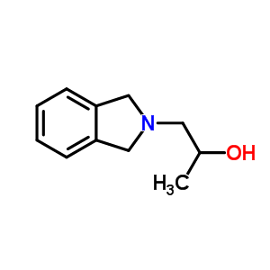 1-(1,3-二氫-2-異吲哚)-2-丙醇結(jié)構(gòu)式_26803-96-3結(jié)構(gòu)式