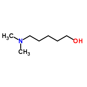 5-(二甲基氨基)-1-戊醇結(jié)構(gòu)式_27384-58-3結(jié)構(gòu)式
