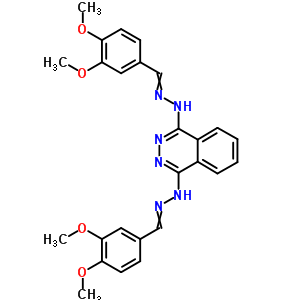 (9CI)-3,4-二甲氧基苯甲醛 1,4-二氮雜萘二基二肼酮結(jié)構(gòu)式_27704-10-5結(jié)構(gòu)式