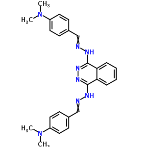 (9CI)-4-(二甲基氨基)-苯甲醛 1,4-二氮雜萘二基二肼酮結(jié)構(gòu)式_27704-14-9結(jié)構(gòu)式