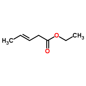 (z)-3-戊烯酸乙酯結(jié)構(gòu)式_27829-70-5結(jié)構(gòu)式