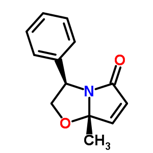 (3R-順式)-(-)-2,3-二氫-7a-甲基-3-苯基吡咯并[2,1-b]噁唑-5(7ah)-酮結構式_302911-95-1結構式