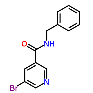 N-芐基-5-溴煙酰胺結(jié)構(gòu)式_303031-43-8結(jié)構(gòu)式