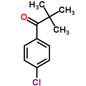 1-(4-氯苯基)-2,2-二甲基丙烷-1-酮結(jié)構(gòu)式_30314-42-2結(jié)構(gòu)式