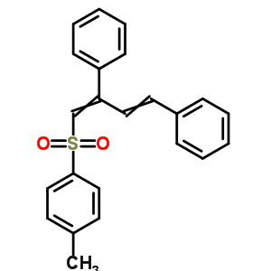 1-[(2,4-二苯基-1,3-丁二烯-1-基)磺?；鵠-4-甲基-苯結(jié)構(gòu)式_3048-30-4結(jié)構(gòu)式