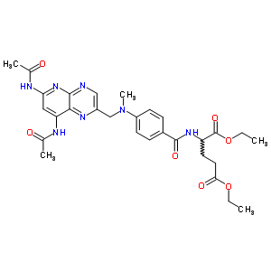 2-谷氨基酸-N-[4-甲氨基苯甲?；鵠-二乙酯結(jié)構(gòu)式_30826-47-2結(jié)構(gòu)式