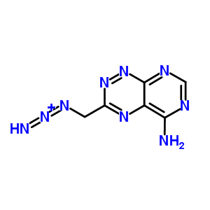 3-(疊氮基甲基)-嘧啶并[5,4-e]-1,2,4-噻嗪-5-胺結(jié)構(gòu)式_30855-47-1結(jié)構(gòu)式
