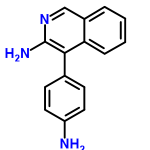 4-(4-氨基苯基)-3-異喹啉胺結構式_31309-67-8結構式
