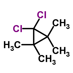 1,1-二氯-2,2,3,3-四甲基-環(huán)丙烷結(jié)構(gòu)式_3141-45-5結(jié)構(gòu)式