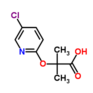 2-(5-氯吡啶-2-基氧基)-2-甲基丙酸結構式_32230-08-3結構式