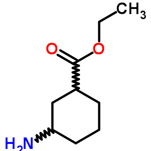 順式-3-氨基環(huán)己烷羧酸乙酯鹽酸鹽結構式_33073-64-2結構式