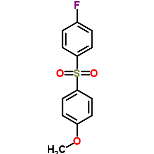 1-氟-4-(4-甲氧基苯基)磺酰基-苯結(jié)構(gòu)式_339-25-3結(jié)構(gòu)式