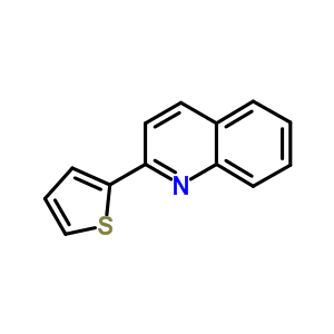 2-噻吩-2-基喹啉結(jié)構(gòu)式_34243-33-9結(jié)構(gòu)式