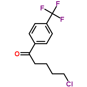 5-氯-1-氧代-1-(4-三氟甲基苯基)戊烷結(jié)構(gòu)式_343968-74-1結(jié)構(gòu)式