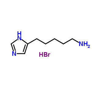 5-(4-咪唑)戊胺結構式_34973-91-6結構式