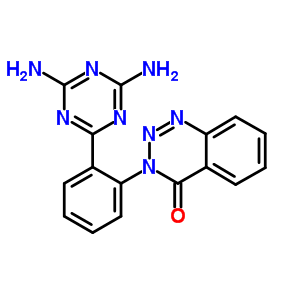 3-[2-(4,6-二氨基-1,3,5-噻嗪-2-基)苯基]-1,2,3-苯并噻嗪-4(3h)-酮結構式_35107-27-8結構式