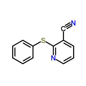 2-(苯基硫代)煙腈結(jié)構(gòu)式_35620-68-9結(jié)構(gòu)式
