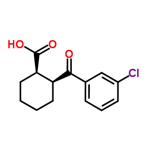 順式-2-(3-氯苯甲?；?環(huán)己烷-1-羧酸結(jié)構(gòu)式_357980-62-2結(jié)構(gòu)式