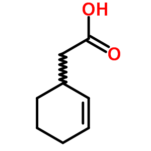 2-環(huán)己烯-1-乙酸結(jié)構(gòu)式_3675-31-8結(jié)構(gòu)式