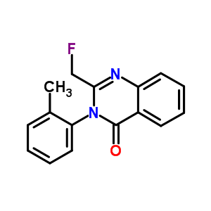 2-(氟甲基)-3-(2-甲基苯基)-4(3H)-喹唑啉酮結構式_37107-06-5結構式