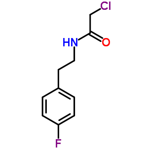2-氯-n-[2-(4-氟-苯基)-乙基]-乙酰胺結(jié)構(gòu)式_380346-60-1結(jié)構(gòu)式