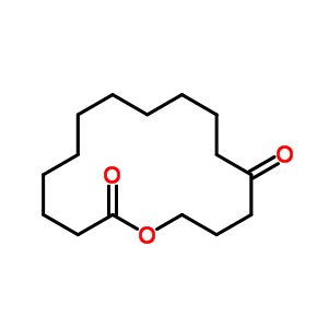 噁環(huán)十六烷-2,13-二酮結(jié)構(gòu)式_38223-29-9結(jié)構(gòu)式