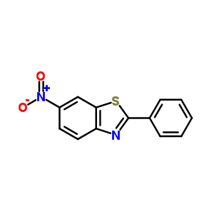6-硝基-2-苯基苯并噻唑結(jié)構(gòu)式_38338-23-7結(jié)構(gòu)式