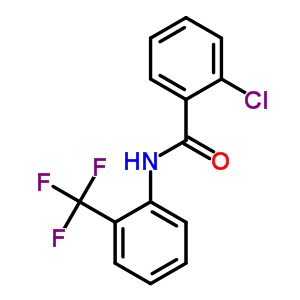2-氯-n-[2-(三氟甲基)苯基]苯甲酰胺結(jié)構(gòu)式_3873-78-7結(jié)構(gòu)式