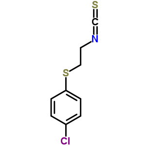 1-氯-4-[(2-異硫代氰?；一?硫代]苯結(jié)構(gòu)式_38752-40-8結(jié)構(gòu)式